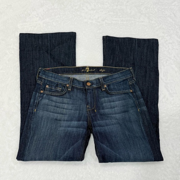 7 For All Mankind Dojo Flare Jeans - Picture 2 of 4